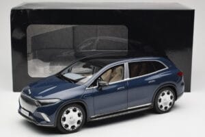 Mercedes Maybach EQS 680 V297 Тъмносин NZG 1:18 B66960593 Метал — снимка 8 от 8