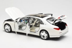 Mercedes Maybach S680 4Matic X223 Diamond Бял Norev 1:18 183918 Метал — снимка 5 от 8