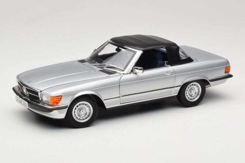 Mercedes R107 380 SL Сребрист Norev 1:18 183725 Метал