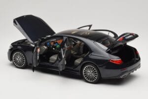 Mercedes S-Class W223 AMG Line Anthracite Blue Norev 1:18 183800 Метал — снимка 5 от 8