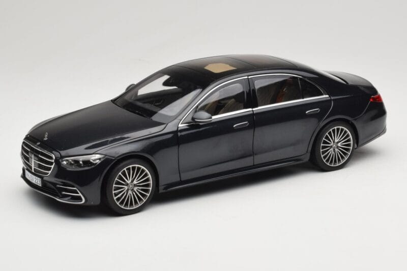 Mercedes S-Class W223 AMG Line Anthracite Blue Norev 1:18 183800 Метал