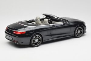 Mercedes S-Class Кабриолет A217 Magnetite Черен Металик Norev 1:18 B66960354 Метал — снимка 3 от 8