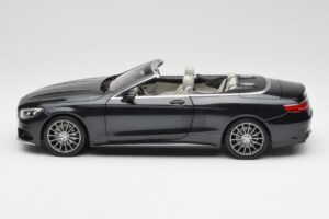 Mercedes S-Class Кабриолет A217 Magnetite Черен Металик Norev 1:18 B66960354 Метал — снимка 4 от 8