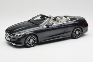 Mercedes S-Class Кабриолет A217 Magnetite Черен Металик Norev 1:18 B66960354 Метал