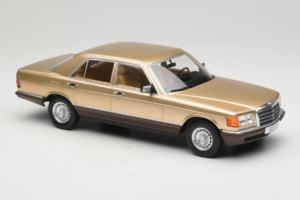Mercedes S-Class W126 Metallic Beige MCG 1:18 MCG18548 Метал — снимка 4 от 6
