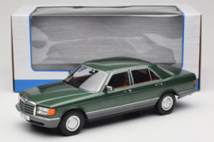 Mercedes S-Class W126 Metallic Green MCG 1:18 MCG18549 Метал — снимка 6 от 6