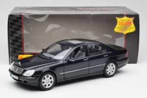 Mercedes S-Class W220 Син Maisto 1:18 56051 Метал — снимка 8 от 8