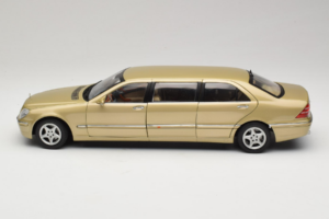Mercedes S-Class W220 Pullman Gold Metallic Sun Star 1:18 4113 Метал — снимка 4 от 8