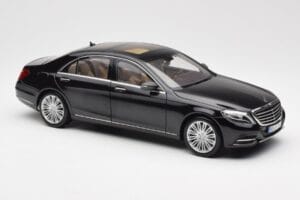 Mercedes S-Class W222 Черен Metallic Norev 1:18 183480 Метал — снимка 6 от 8