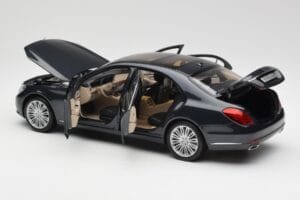 Mercedes S-Class W222 Синьо Антрацит Metallic Norev 1:18 B66960157 Метал — снимка 5 от 8