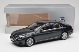 Mercedes S-Class W222 Синьо Антрацит Metallic Norev 1:18 B66960157 Метал — снимка 8 от 8