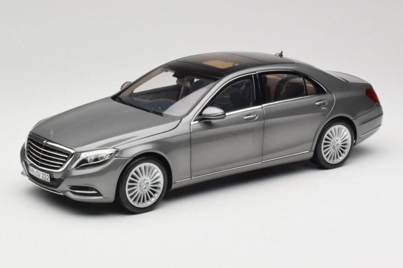 Mercedes S-Class W222 Grey Metallic Norev 1:18 183481 Метал