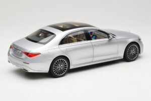 Mercedes S-Class W223 AMG Line Brilliant Silver Norev 1:18 183805 Метал — снимка 3 от 8