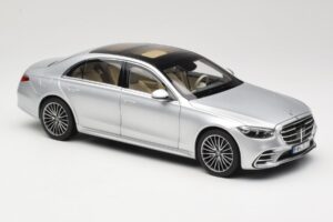 Mercedes S-Class W223 AMG Line Brilliant Silver Norev 1:18 183805 Метал — снимка 6 от 8