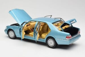 Mercedes S500 W140 Тюркоазен Металик Norev 1:18 183561 Метал — снимка 5 от 8