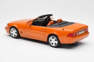 Mercedes SL 500 R129 Оранжев Metallic Norev 1:18 183752 Метал — снимка 7 от 8