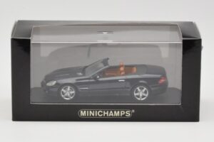 Mercedes SL R230 Черен Minichamps 1:43 B66961922 Метал — снимка 4 от 4