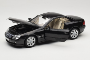 Mercedes SL R129 Черен Minichamps 1:18 B66962171 Метал — снимка 3 от 11