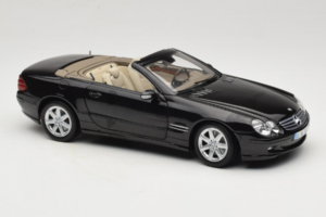 Mercedes SL R129 Черен Minichamps 1:18 B66962171 Метал — снимка 8 от 11