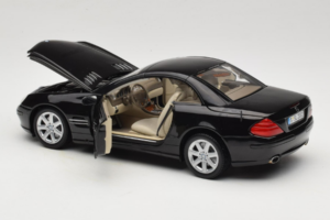 Mercedes SL R129 Черен Minichamps 1:18 B66962171 Метал — снимка 10 от 11
