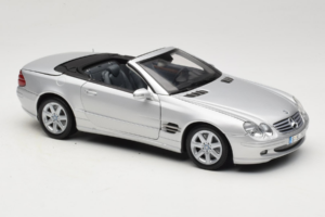 Mercedes SL R129 Сребрист Minichamps 1:18 B66962133 Метал — снимка 8 от 10