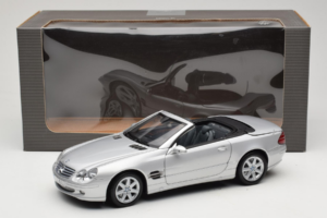 Mercedes SL R129 Сребрист Minichamps 1:18 B66962133 Метал — снимка 10 от 10