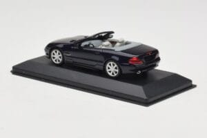Mercedes SL500 R129 Dark Blue Metallic Minichamps 1:43 SL001 Метал — снимка 3 от 4