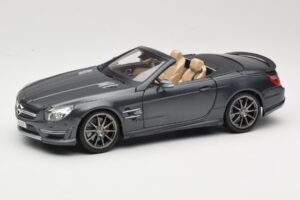 Mercedes SL65 AMG Black Series R230 Matte Black Maisto 1:18 36198 Метал