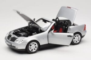 Mercedes SLK R170 Brilliant Silver Norev 1:18 183020 Метал — снимка 2 от 9