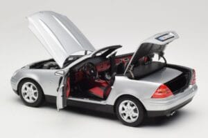 Mercedes SLK R170 Brilliant Silver Norev 1:18 183020 Метал — снимка 6 от 9