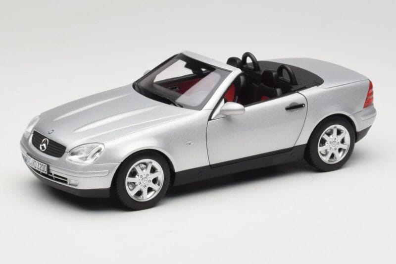 Mercedes SLK R170 Brilliant Silver Norev 1:18 183020 Метал