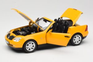 Mercedes SLK200 R170 Жълт Norev 1:18 B66040713 Метал — снимка 2 от 9