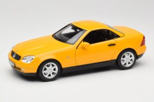 Mercedes SLK200 R170 Жълт Norev 1:18 B66040713 Метал — снимка 3 от 9