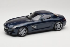 Mercedes SLS AMG C197 Blue Metallic Minichamps 1:18 100039021 Метал