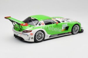 Mercedes AMG SLS C197 GT3 MS Racing #22 V. Sigacev / C. Stoll ADAC GT Masters 2011 Minichamps 1:18 151113102 Метал — снимка 2 от 6