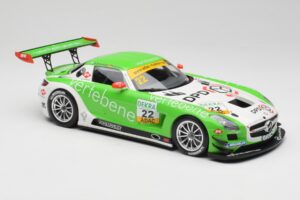 Mercedes AMG SLS C197 GT3 MS Racing #22 V. Sigacev / C. Stoll ADAC GT Masters 2011 Minichamps 1:18 151113102 Метал — снимка 4 от 6