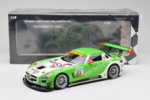 Mercedes AMG SLS C197 GT3 MS Racing #22 V. Sigacev / C. Stoll ADAC GT Masters 2011 Minichamps 1:18 151113102 Метал — снимка 6 от 6