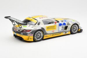 Mercedes SLS AMG GT3 #21 Rowe Racing Arnold / Roloff / Seyffarth / Jäger ADAC 24 Hours Nürburgring 2013 Minichamps 1:18 15113 — снимка 2 от 6