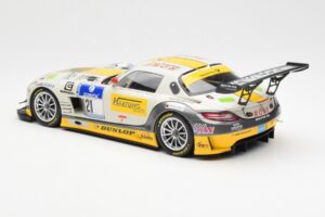 Mercedes SLS AMG GT3 #21 Rowe Racing Arnold / Roloff / Seyffarth / Jäger ADAC 24 Hours Nürburgring 2013 Minichamps 1:18 15113 — снимка 5 от 6