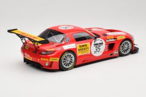 Mercedes SLS AMG GT3 #35 T. Heyer / T. Jager 24 Hours of Spa 2011 Minichamps 1:18 B66960196 Метал — снимка 2 от 6