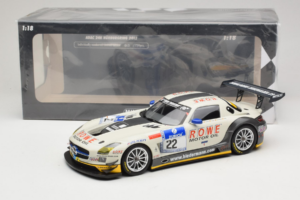 Mercedes SLS AMG GT3 #22 Rowe Racing R. Graf / M. Seyffarth ADAC 24h Nurburgring 2012 Minichamps 1:18 151123122 Метал — снимка 6 от 6