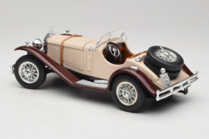Mercedes SSK Бежов & Тъмночервен Bburago 1:18 3009-M4 Метал — снимка 5 от 6