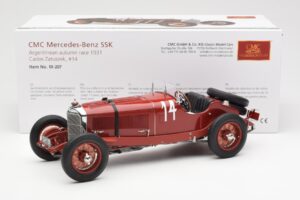 Mercedes SSK #14 Zatuszek Argentinian Autumn Race 1931 CMC 1:18 M-207 Метал — снимка 6 от 6