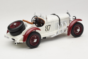 Mercedes SSKL #87 R. Caracciola Бял 1931 Bburago 1:18 3002-P1 Метал — снимка 2 от 6