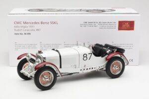 Mercedes SSKL R. Caracciola / W. Sebastian Mille Miglia Winner 1931 CMC 1:18 M-055 Метал — снимка 6 от 6