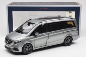 Mercedes V-Class W447 AMG Line Сив Металик Norev 1:18 183488 Метал — снимка 9 от 9