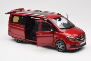 Mercedes V-Class W447 Designo Hyacinth Червен Металик Norev 1:18 B66004166 Метал — снимка 4 от 7