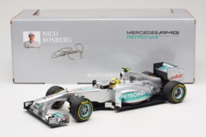 Mercedes W03 #8 N. Rosberg Mercedes AMG Petronas Showcar 2012 Minichamps 1:18 110120078 Метал — снимка 7 от 7