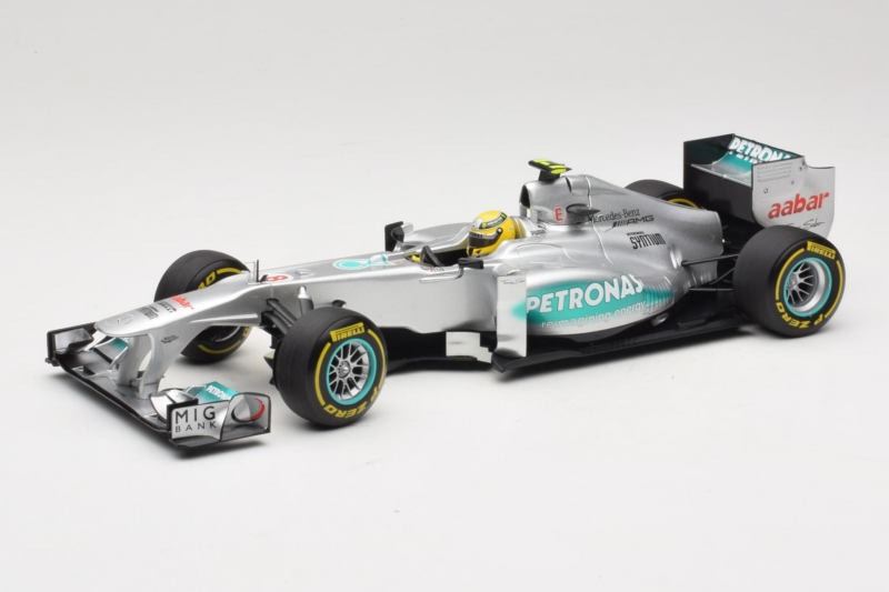 Mercedes W03 #8 N. Rosberg Mercedes AMG Petronas Showcar 2012 Minichamps 1:18 110120078 Метал