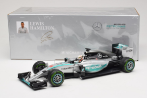 Mercedes W06 #44 L. Hamilton Mercedes AMG Petronas United States Grand Prix Winner World Champion 2015 Minichamps 1:18 110150 — снимка 7 от 7